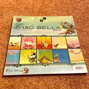 New DCWV Ciao Bella Scrapbook Paper